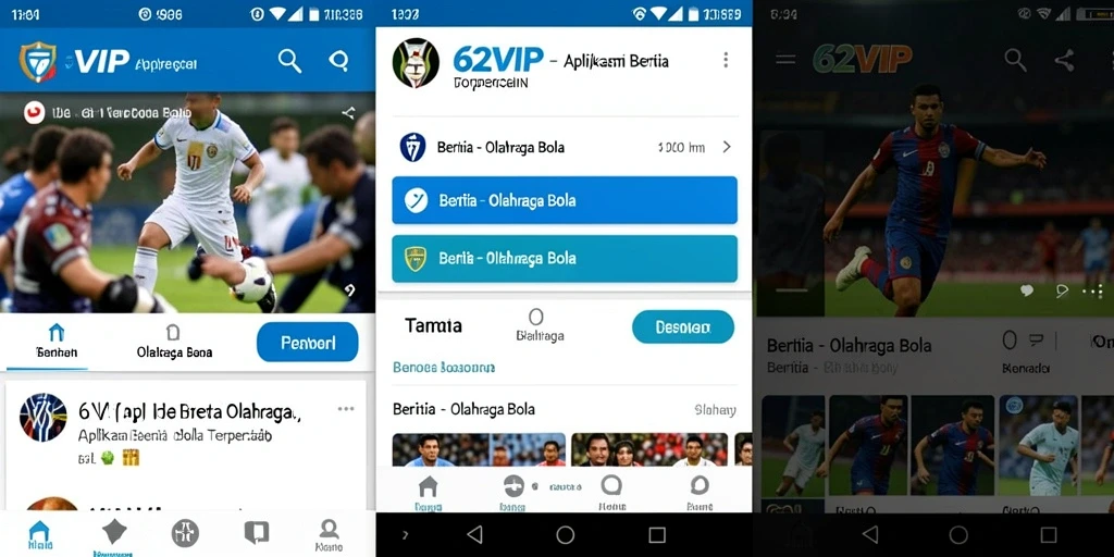 Tampilan antarmuka utama aplikasi 62VIP yang menarik dan informatif.