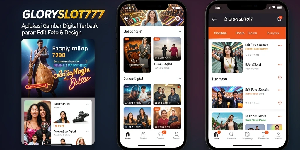 Antarmuka pengguna GLORYSLOT777 yang menawan dan fungsional