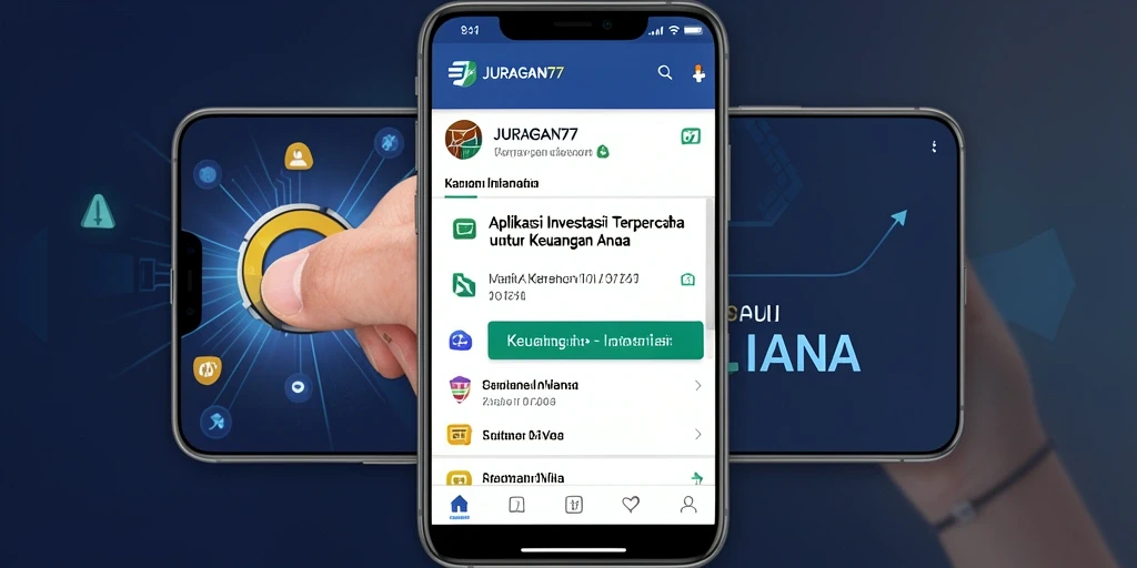 Antarmuka pengguna JURAGAN77 yang intuitif dan informatif.