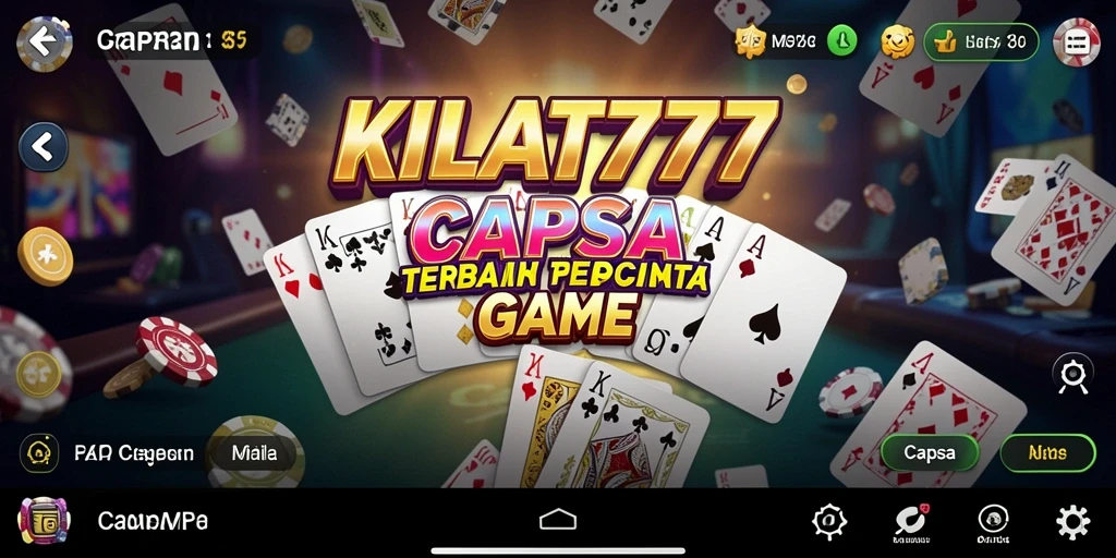Tampilan antarmuka KILAT777 yang menarik dan penuh warna.