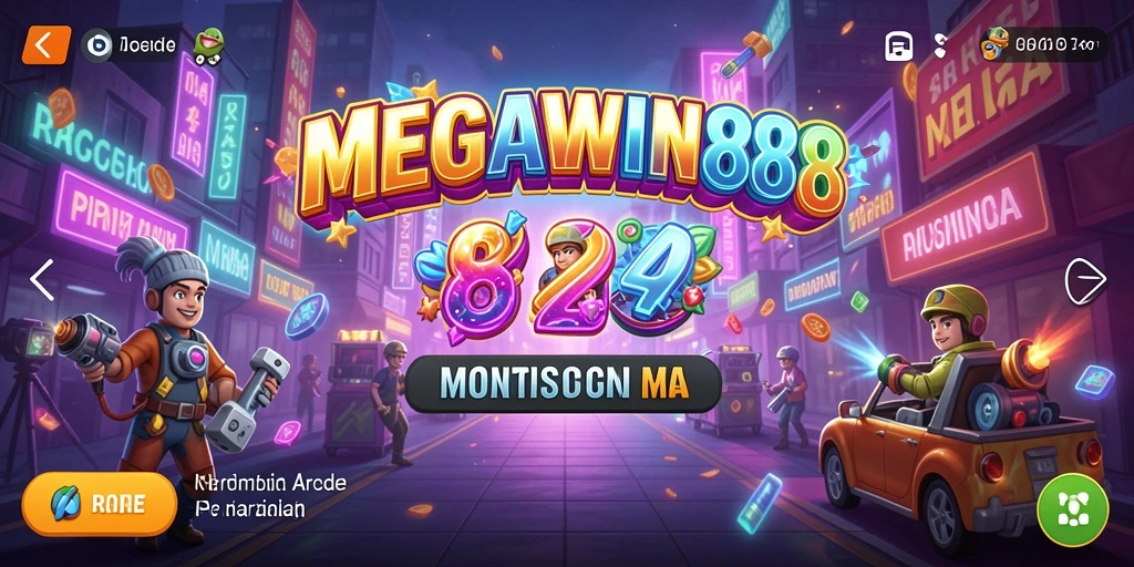 Antarmuka menarik dan fungsi seru dari game MEGAWIN888.